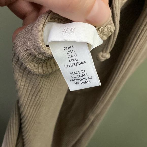 H&M Tan Halter Sheath Dress for Cocktail - Picture 2 of 11